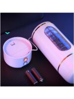 10 Mod Titreşimli Sesli Akıllı Mastürbatör Pilli Beyaz - Image 4