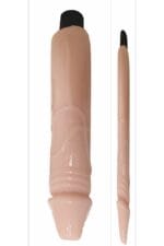 Waves Of Pleasure Vibratör /- Gerçekçi Dokuda - Titreşimli - 18 cm Boyunda - Ten Renginde Vibratör - Görsel 3