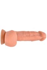 25 Cm Gerçekçi Ten Dokusunda Kalın Damarlı Kıkırdaklı Bükülebilir Vantuzlu Dildo Penis - Görsel 5