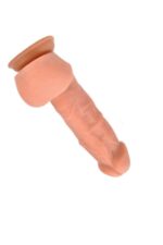 25 Cm Gerçekçi Ten Dokusunda Kalın Damarlı Kıkırdaklı Bükülebilir Vantuzlu Dildo Penis - Görsel 6