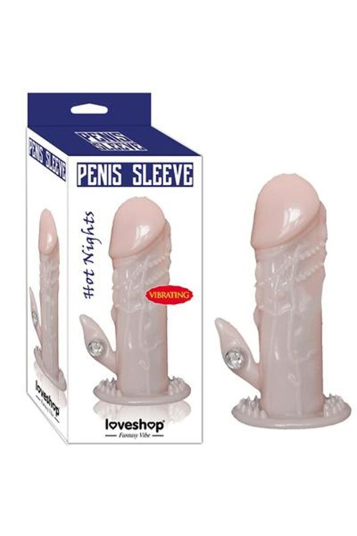 Penis Sleve (Kılıf) Titreşimli Klitoris Uyarıcı Uçlu - Görsel 4