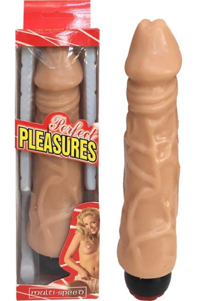 Perfect Pleasures Big One Vibratör / - 22 cm Uzunluğunda - Ten Renginde - Titreşimli - Realistik Vibratör - Görsel 3
