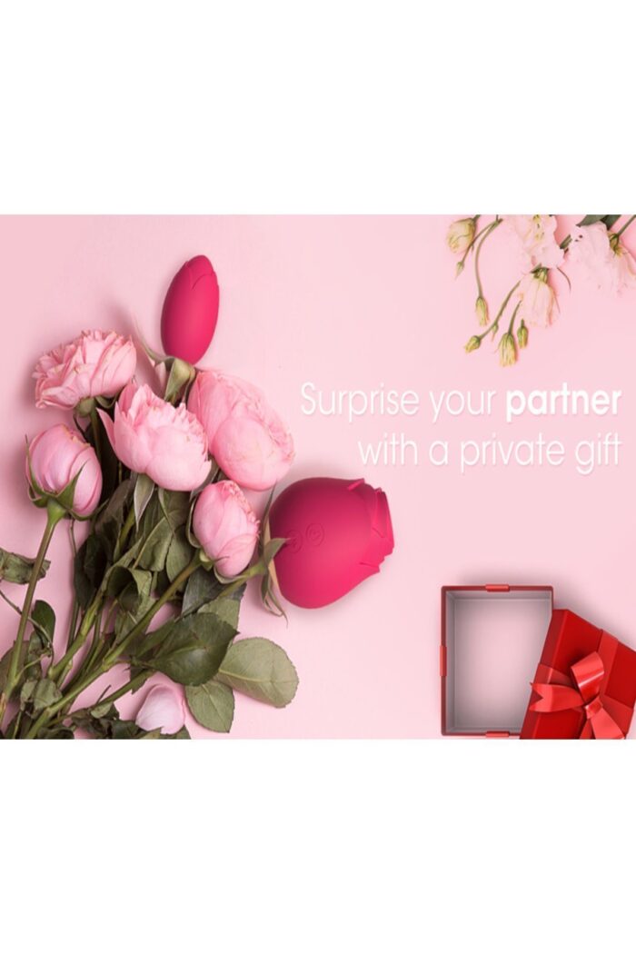 Rose Vibratör * 5 Fonksiyonlu Emme Özelliği * Vajinal-Klitoris ve G Uyarıcı Olarak Kullanıma Uygun * Çift Motorlu 10 Mod Güçlü Titreşim* Klitoris - G Nokta Uyaran Usb Şarj 7.6 Cm Gül Vibratör - Image 7