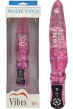 Magic Vibes Sophie / -38 Fonksiyonlu Titreşim -Su Geçirmez Klitoris Uyarıcılı - Tavşan Vibratör - Pembe Renkli -Rotasyonlu - 28 cm Uzunluğunda