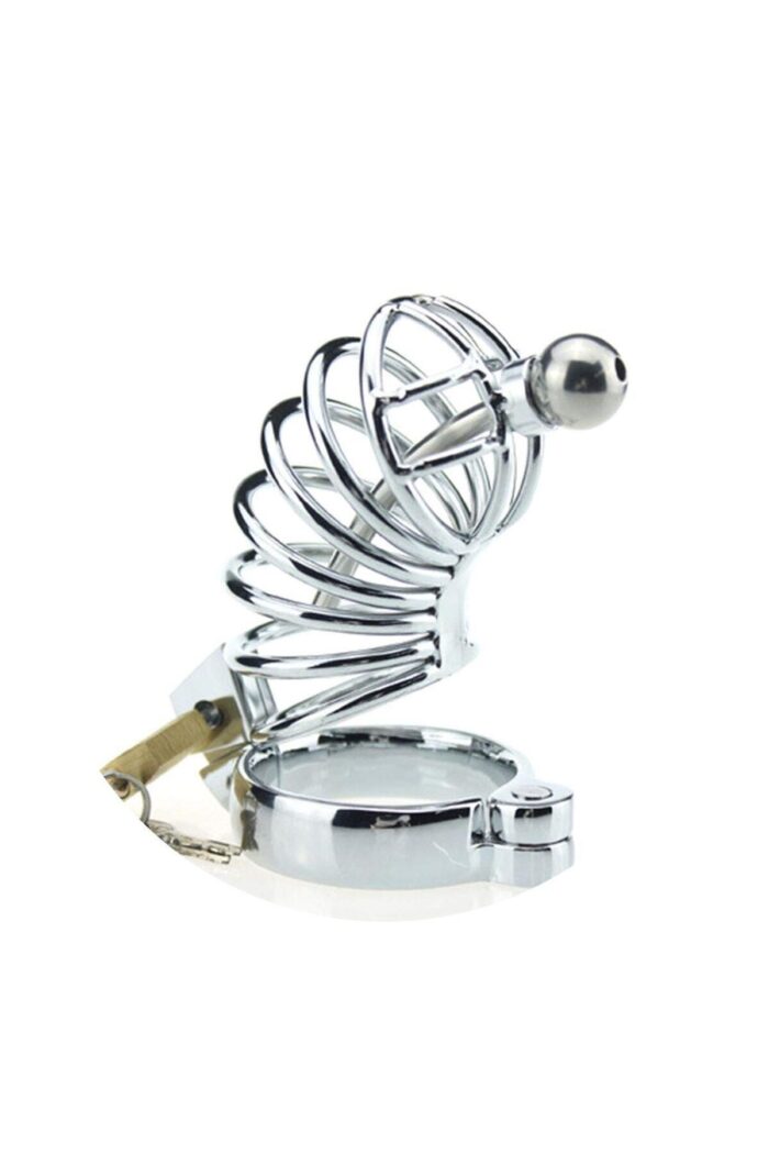 Penis Kafesi - Kilitlenebilir - Fantezi Ürünü Metal Penis Cage - Görsel 5