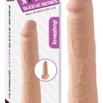 5cm Dolgu Uzatmalı Toplam 17 cm Penis Kılıfı - Ten Hassasiyetinde Tpi Materyal