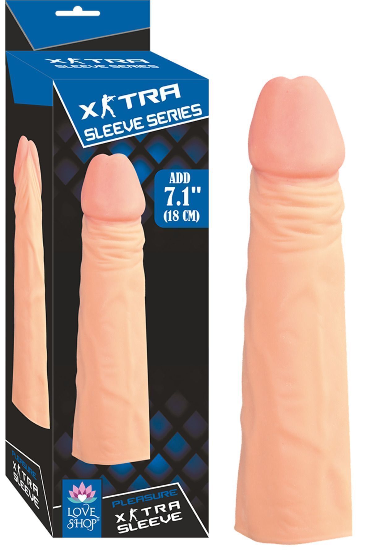 1_org_zoom-1363.jpg Toplam Uzunluğu 17 cm/ 5 cm Dolgulu Penis Kılıfı Ten Hassasiyetinde - Görsel 1