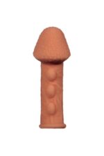 Ekstra Dolgu İle Kalınlaştıran Penis Kılıfı - COCK SLEEVE Kabatma Desenli Tırtıklı