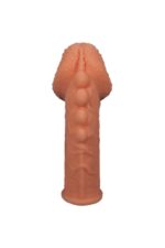 Ekstra Dolgu İle Kalınlaştıran Penis Kılıfı - COCK SLEEVE Kabatma Desenli Tırtıklı - Image 2