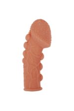 Ekstra Dolgu İle Kalınlaştıran Penis Kılıfı - COCK SLEEVE Kabatma Desenli Tırtıklı - Image 3