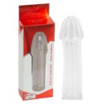 Her Penis Boyuna Uyabilen Penis Kılıfı - PENİS SLEEVE-Tırtıklı Damarlı