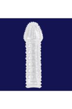 Tırtıklı Uyarıcı Yapıda Silikon Prezervatif Penis Kılıfı - Görsel 2