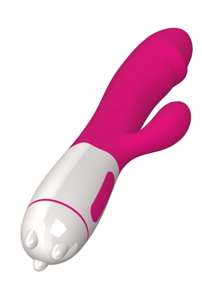 Usb Şarj 18 Cm Tam Silikon 36 Mod. Güçlü Ayarlı Titreşim Klitoris Uyarıcı Tavşan Vibratör - Görsel 2