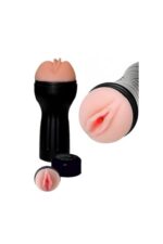FLESH SECRET – SAKLAMA KABI ŞEKLİNDE MASTURBATÖR, ET DOKUSUNDA HASSAS YAPI, TEN RENGİ, 750 GR - Görsel 2