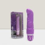 Cupid Mor Vibratör / Anal Plug - G Noktası Uyarıcı Tasarım ile Mor Renkte Zevk 11 cm 8 Mod Titreşim