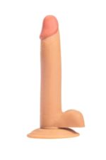 21,5 cm Realistik Penis Dildo - Açık Ten Rengi Vantuz Özellikli - Lüks Malzeme & Cilt Dostu - Image 2