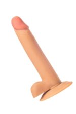 21,5 cm Realistik Penis Dildo - Açık Ten Rengi Vantuz Özellikli - Lüks Malzeme & Cilt Dostu - Image 4