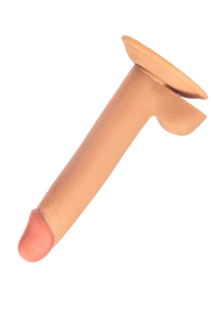 21,5 cm Realistik Penis Dildo - Açık Ten Rengi Vantuz Özellikli - Lüks Malzeme & Cilt Dostu - Image 5