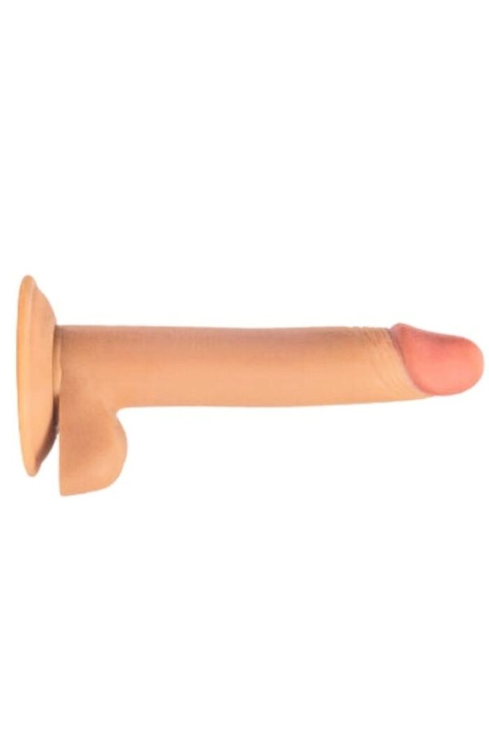 21,5 cm Realistik Penis Dildo - Açık Ten Rengi Vantuz Özellikli - Lüks Malzeme & Cilt Dostu - Image 7