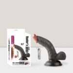 Hunter ' Black Vibrating ( Siyah Renkvibratör ) Titreşimli Özel Tasarım Vibratör - 16 cm Uzunluk - Güçlü Vantuz - Siyah Kumandalı 10 Fonksiyon