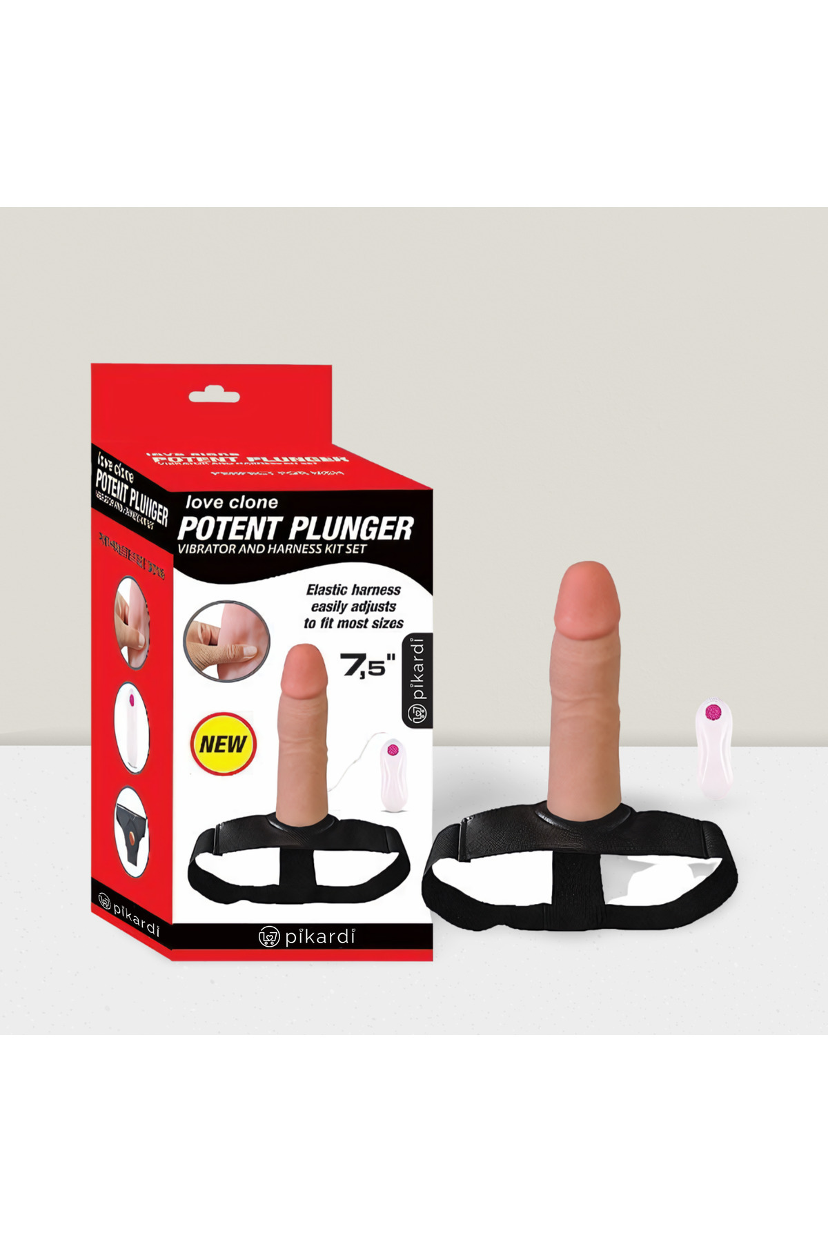 1_org_zoom-1531.jpg Potent Belden Bağlama Orjinal Kemerl İçi Boş Vibratör Dildo 10 Farklı Titreşim Moduu 18 cm Uzunluğu - Görsel 1