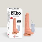 Solid Dildos 9,5''(24 cm ) * Titreşimli Penis Vibratör-24.1 cm-Güçlü Vantuz-Kıkırdaklı Şekil Verilebilen 3 Kademe Kumandalı