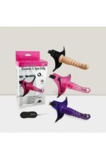 Belden Bağlamalı Mavi Renkte 10 Farklı Titreşim Modunda Silikon Dildo