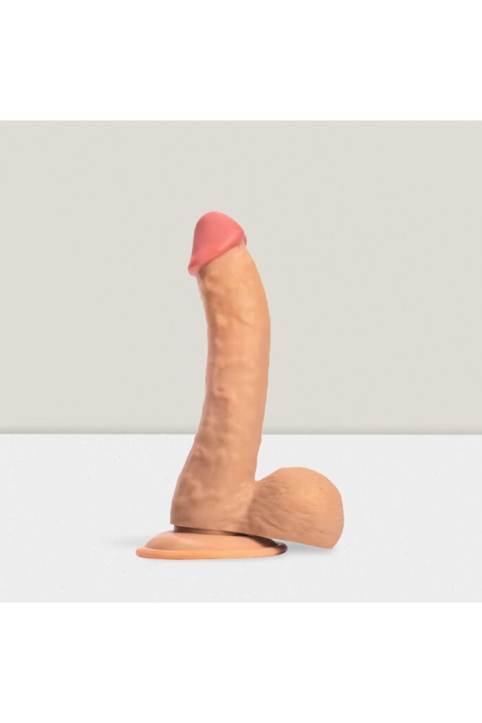 Samuel Penis Dildo Realistik - Vantuzlu - Ten Rengi - Lüks - PVC İçermez*23 cm - Görsel 2