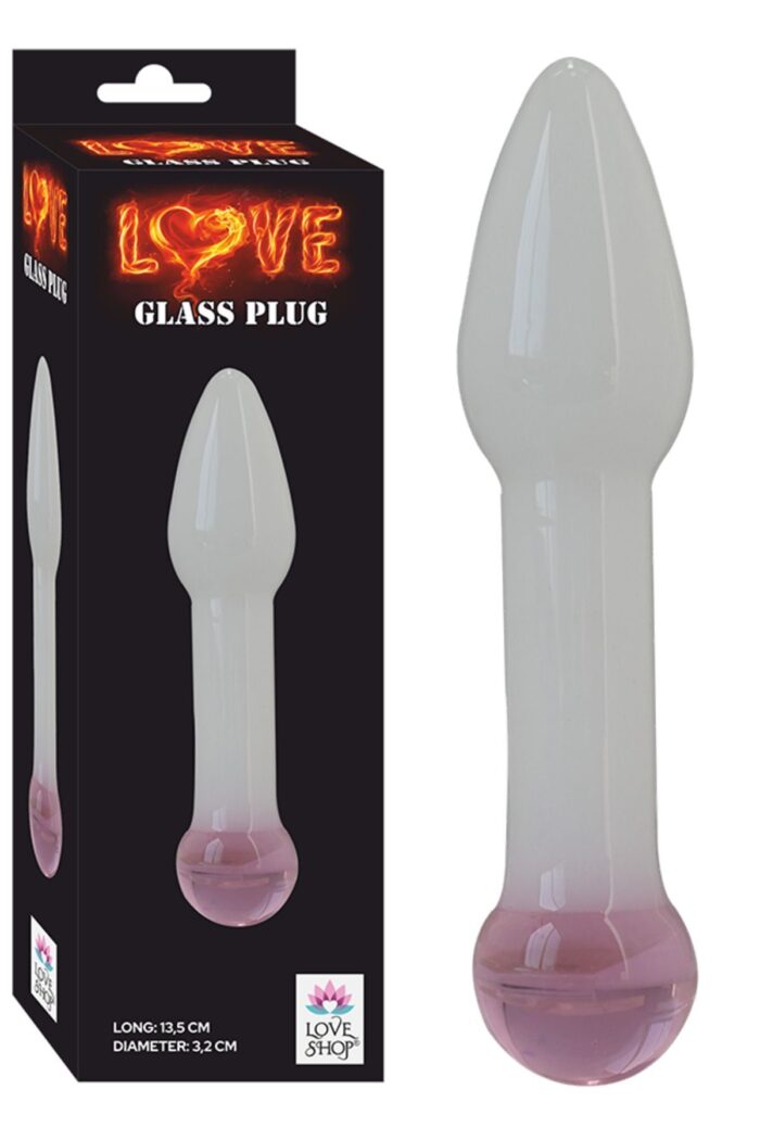 Cam Anal Plug - Cilt Dostu - Özel Tasarım - Kolay Temizlenebilir - Uzunluk 13.5 cm 3,2 Çap - Görsel 2