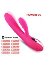 Isıtmalı Sessiz Pembe G Noktası Tavşan Vibratör - Yüksek Kalite USB Şarjlı - Görsel 2