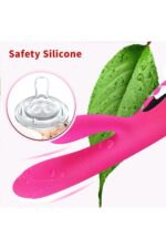 Isıtmalı Sessiz Pembe G Noktası Tavşan Vibratör - Yüksek Kalite USB Şarjlı - Görsel 3