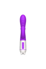 Sessiz USB Şarjlı Klitoris Uyarıcı Tavşan Vibratör - 19 cm - Mor 36 Mod Titreşim - Görsel 4