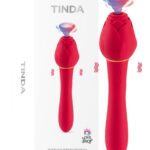 Kırmızı 12 Fonksiyon Emme Özellikli (Anal Vajinal ) Kullanım Özel Vibratör-USB Şarj -20 Titreşim Mod