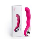 Mor Renkli USB Şarjlı Titreşimli Vibratör - 10 Mod - 20 cm