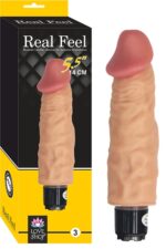 Açık Ten Renkli Titreşimli Dildo - Esnek Yapı, Hassas Doku