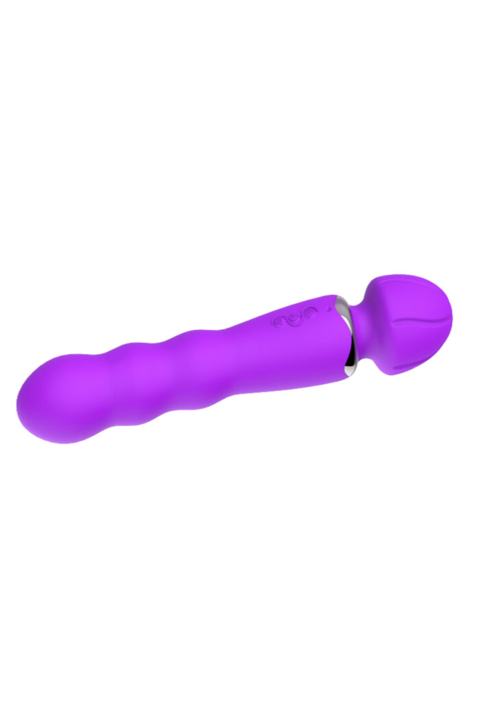 Mor Isıtıcılı Titreşimli Massage Vibratör - Klitoris Uyarıcı -22 cm Uzunluk - 36 Fonksiyon-2 Motor - Görsel 2