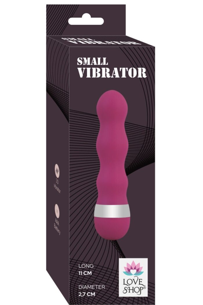 Pembe Realistik Masaj Mini Vibratör Penis Boğumlu - Görsel 2