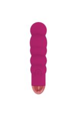 Pembe Renkli Özel Vibratör - 10 Farklı Mod, Anal Vajinal Kullanılabilir USB Şarjlı Boğumlu - Image 3