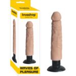 Titreşimli ve Damarlı Vantuzlu Realistik Dildo - Çok Amaçlı Kullanım, Ten Hassasiyeti