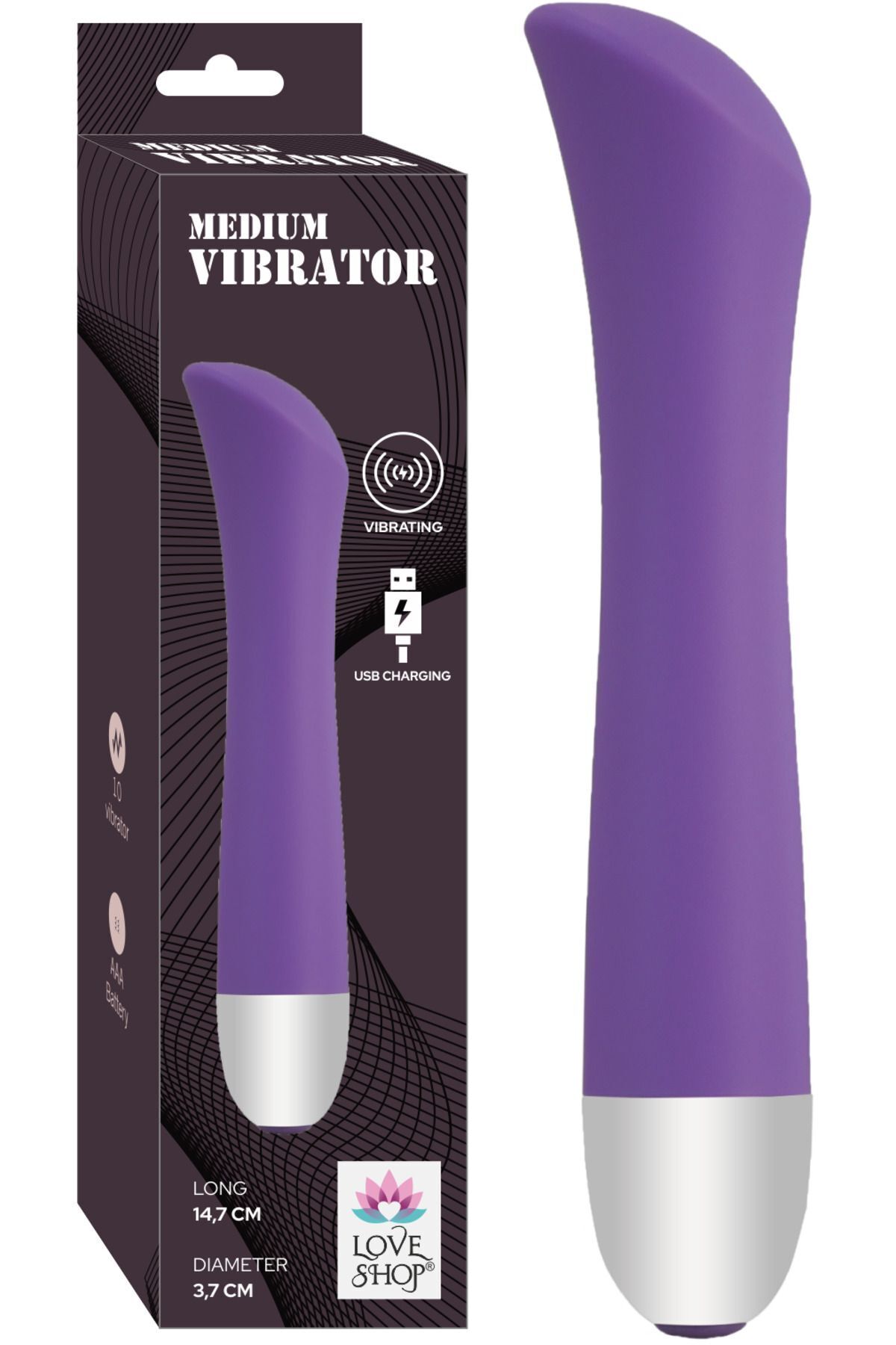 1_org_zoom-1717.jpg Gelişmiş Tasarıma Sahip Mor Vibratör - Özel Modlar, 10 Fonksiyonı USB Şarjlı - Görsel 1