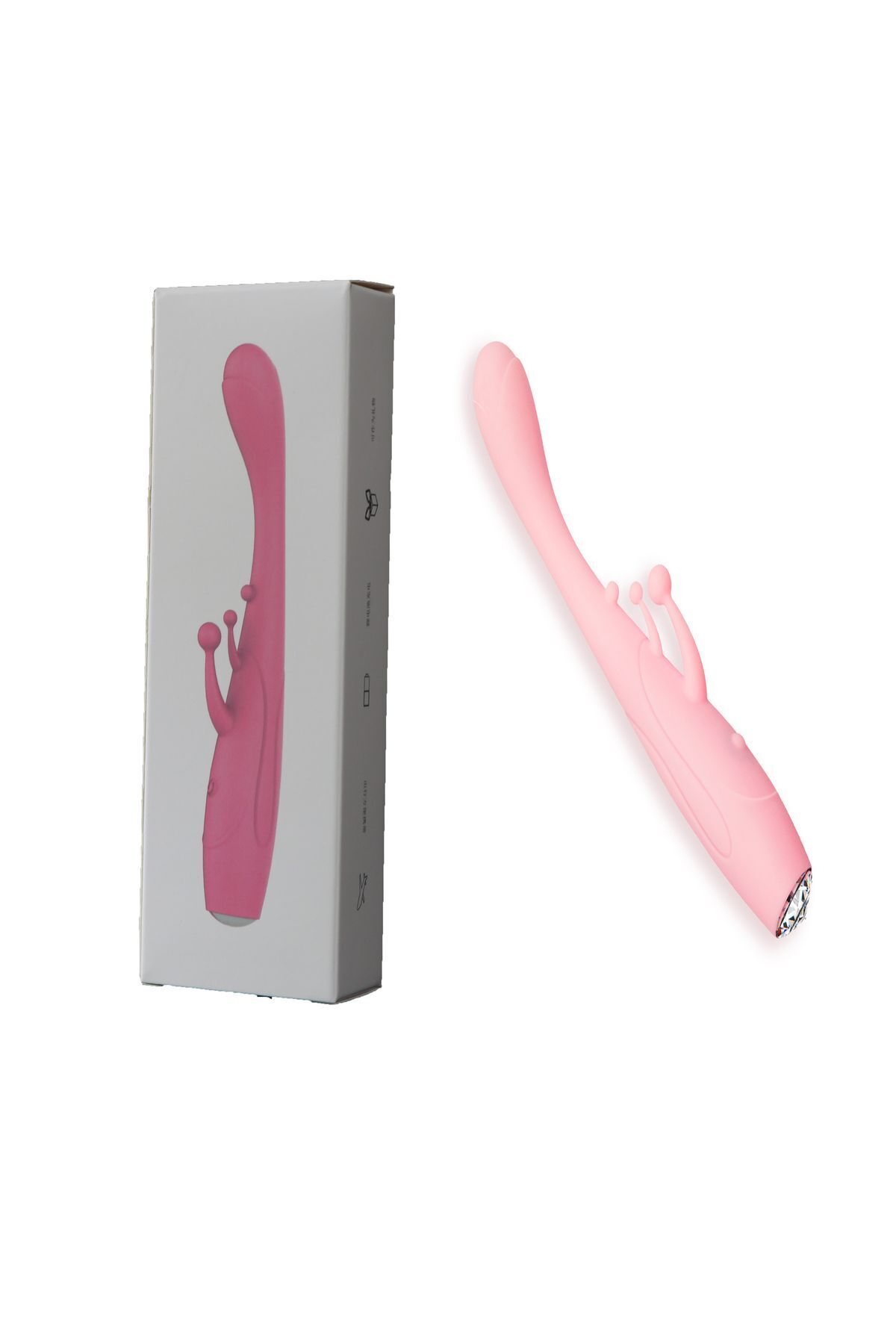 1_org_zoom-1723.jpg Klitoris Uyarıcılı Titreşimli Tavşan Vibratör - USB Şarjlı - Pembe-Vajinal ve Anal Kullanılabilir - Görsel 1