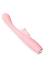 Klitoris Uyarıcılı Titreşimli Tavşan Vibratör - USB Şarjlı - Pembe-Vajinal ve Anal Kullanılabilir - Görsel 2
