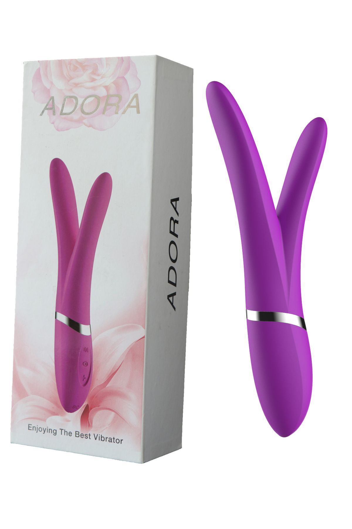 1_org_zoom-1729.jpg Mor Çift Başlıklı USB Şarjlı Titreşimli Vibratör -Klitoris Ve Vajina Uyarıcılı*22 cm*12 Fonksiyon - Görsel 1
