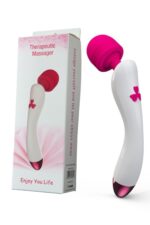 Döner Başlıklı USB Şarjlı Massage Vibratör - 20 cm -Led Işıklı*25 Mod Titreşim