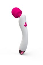 Döner Başlıklı USB Şarjlı Massage Vibratör - 20 cm -Led Işıklı*25 Mod Titreşim - Görsel 2
