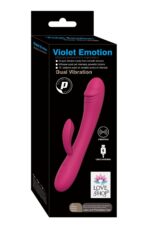 10 Mod Özel Tavşan Vibratör-İkili Kullanım(Anal Ve Vajin için)-Uzunluk 20 cm-Klitoris Uyarıcı Pembe - Görsel 2
