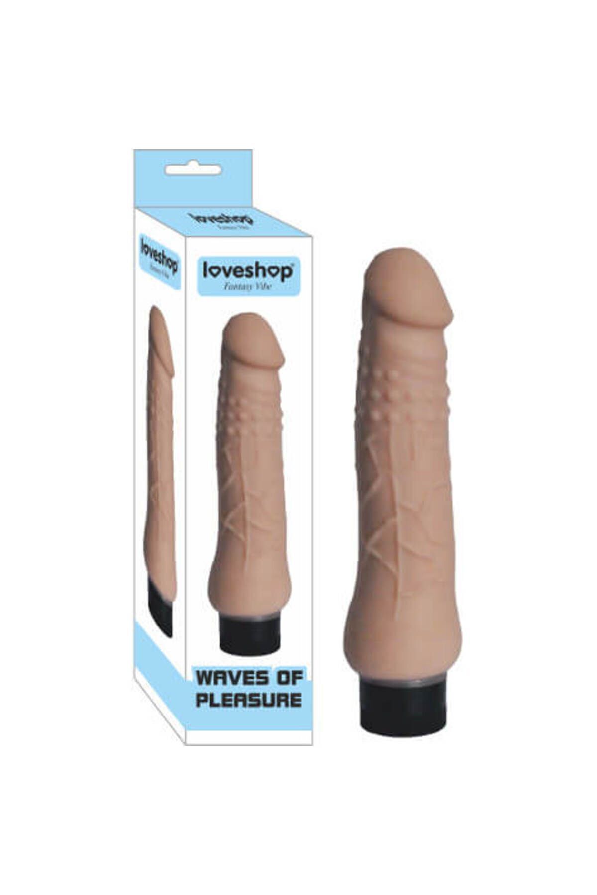1_org_zoom-1768.jpg Damarlı Uyarıcı Dildo-Özel Dokular-Gerçekçi dokuda -Titreşimli -18 cm boyunda -Ten renginde penis - Görsel 1