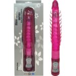 Su Geçirmez Şeffaf Pembe Tırtıklı Özel Vibratör-7 Mod Titreşim-Klitoris Uyarıcı