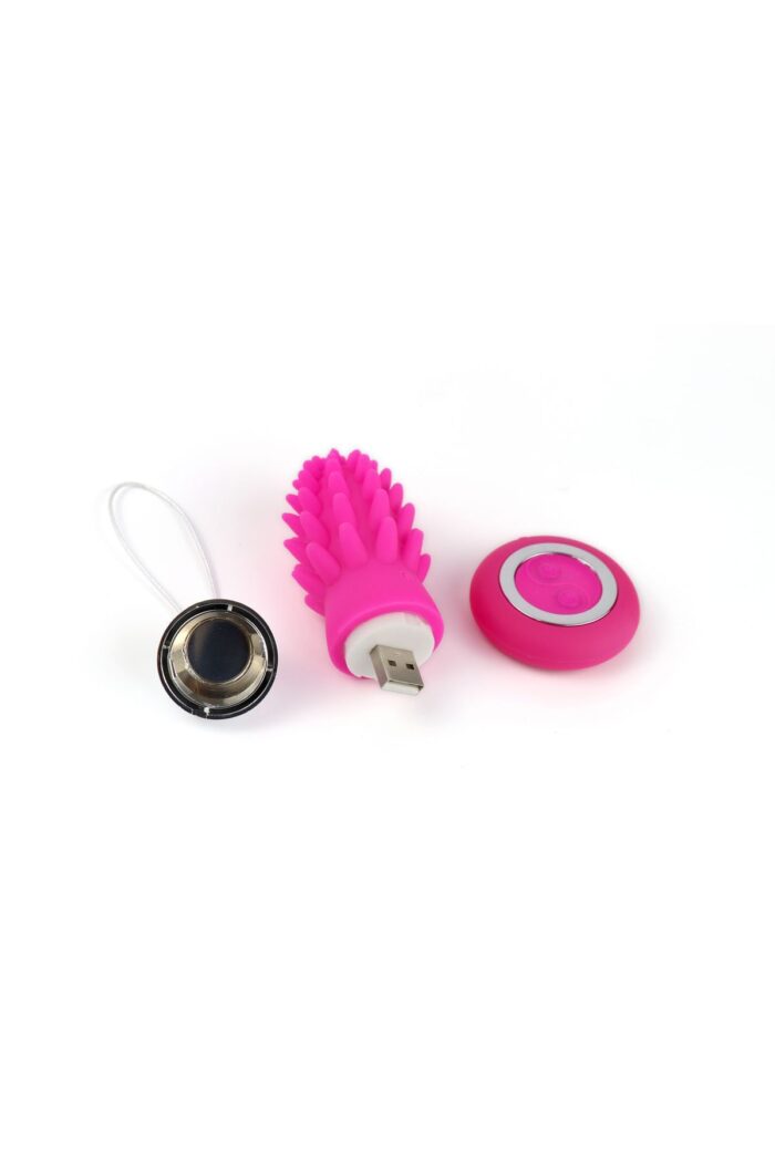 Teknolojik Tırtıklı Titreşimli Uzaktan Kumandalı Vibratör-36 Mod-Klitoris Uyarıcı USB şarj- 8 cm Boy - Image 2