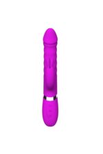Mor Titreşimli G Noktası Tavşan Vibratör - 12 Mod-Yukarı Aşağı Hareketli-Boğumlu -2 Motorlu - Görsel 3